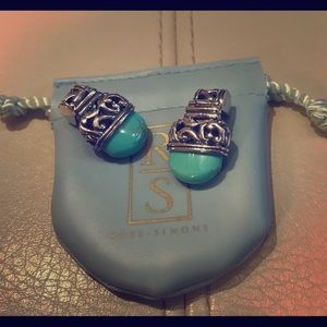 Gorgeous SS and turquoise earrings